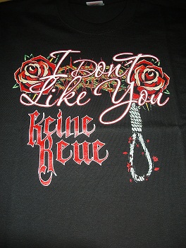 I.D.L.Y-Keine Reue"Shirt"XXL black